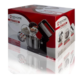 BEHOME Sbattitore Elettrico Con Ciotola SM3000