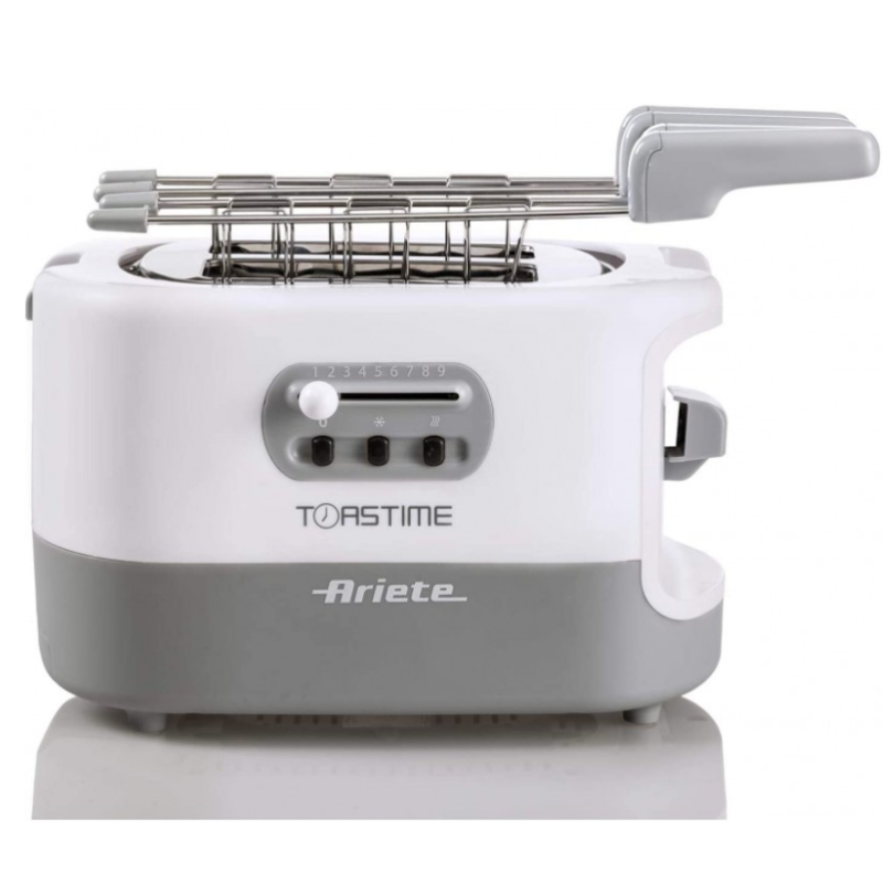 Ariete Tostapane Con Pinze A Doppia Fessura, Toastime Ariete Tostapane Con Pinze A Doppia Fessura, Toastime