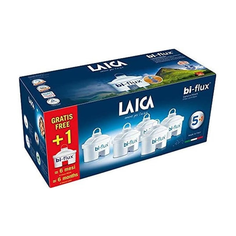 Laica Cartucce Filtranti Bi-Flux 5+1