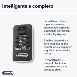 De Longhi Termoventilatore A Torre Ceramico 2000W