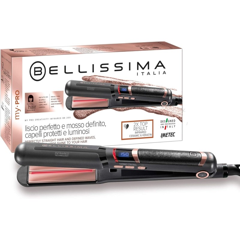 Imetec Piastra Per Capelli Bellissima My Pro Infrared B8 200